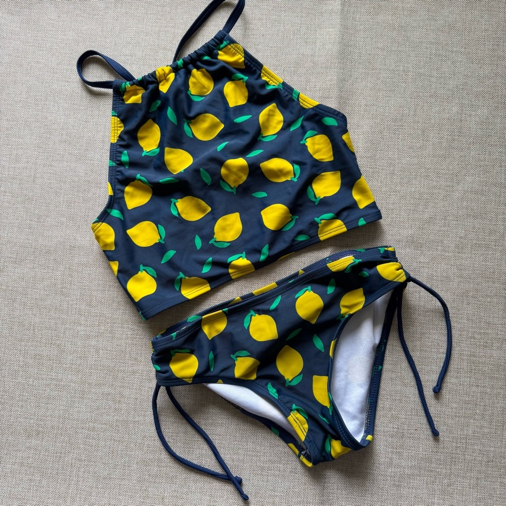 Girls Lemon Bikini Two Piece